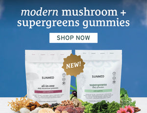Shop our new Products, mushroom gummies and super greens
